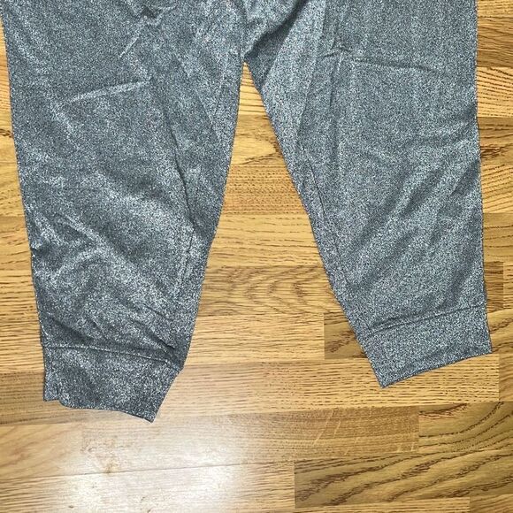 Anne Klein Womens Jogger Pants Elastic Waist Mid Rise Silver Size 3X NWT - Picture 2 of 14